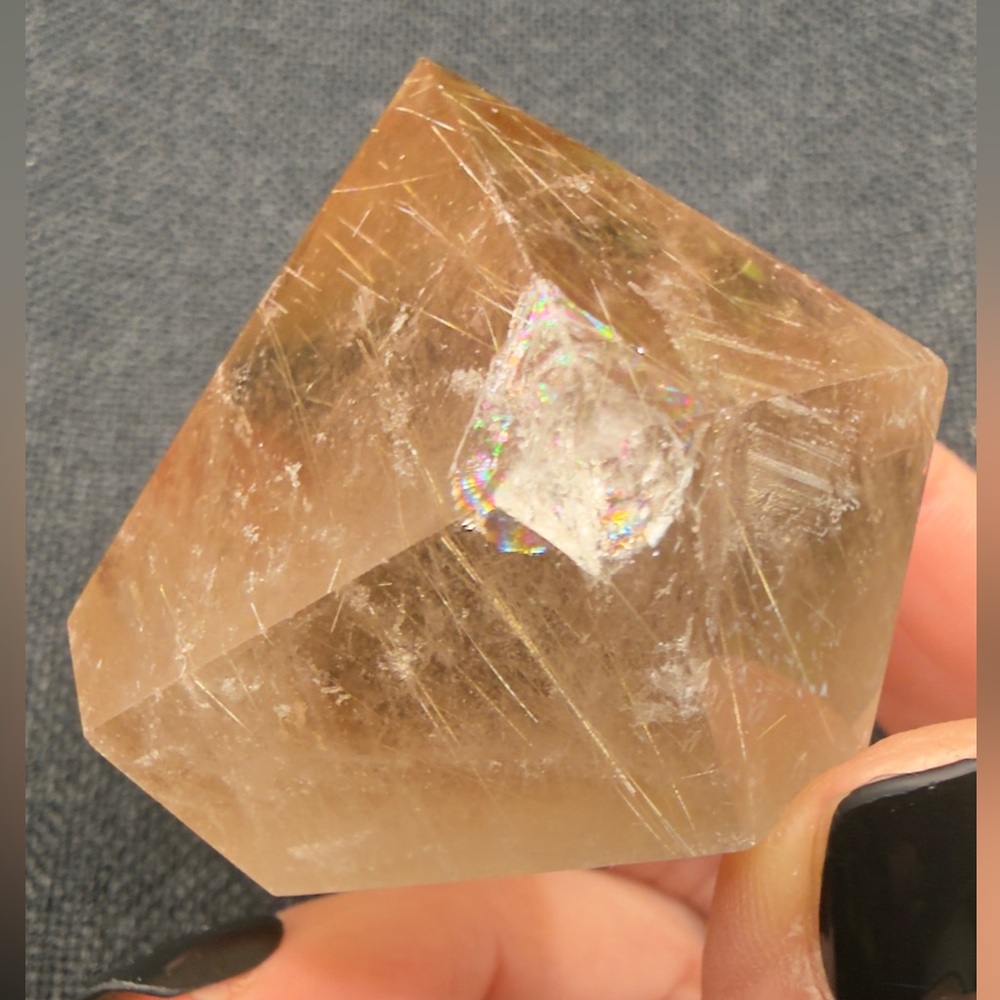 Smoky Rutilated Quartz Cupcake - Picture 3 of 7